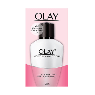 Olay Moisturising Lotion, Light Weight & Non Greasy With Coconut & Castor Seed Oil