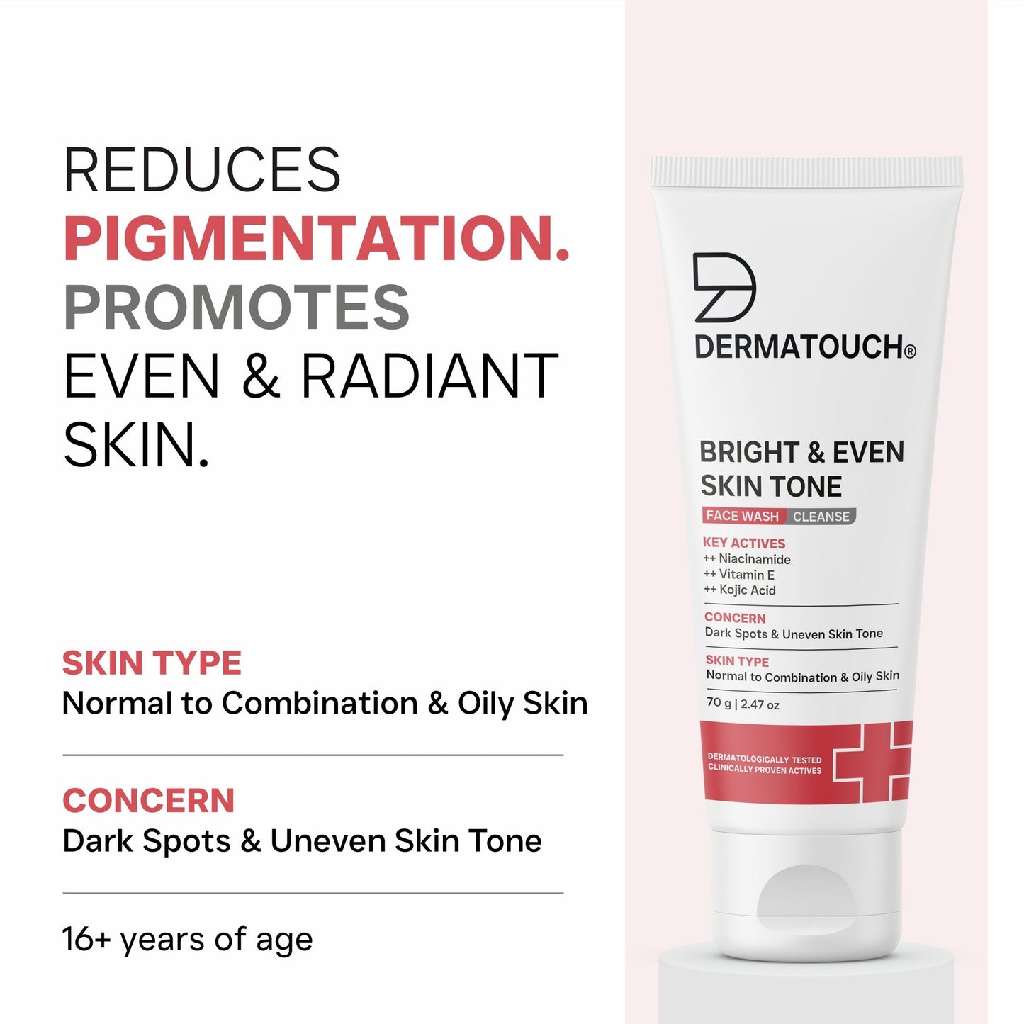 Dermatouch Dailyglow Bright & Even Skin Tone Face Wash
