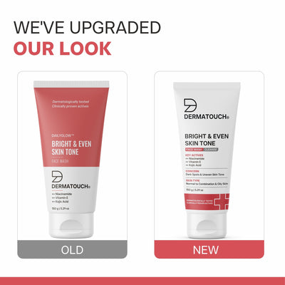 Dermatouch Bright & Even Tone Face Wash - Pack Of 2