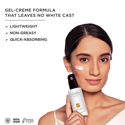 Kimirica Glow Sunscreen, SPF 50, PA+++ For UVA/B Protection With Liquorice And Carrot Root Extract
