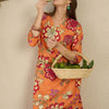 Dhiyona IE Printed Straight Tunic & Trousers Co-Ord Set