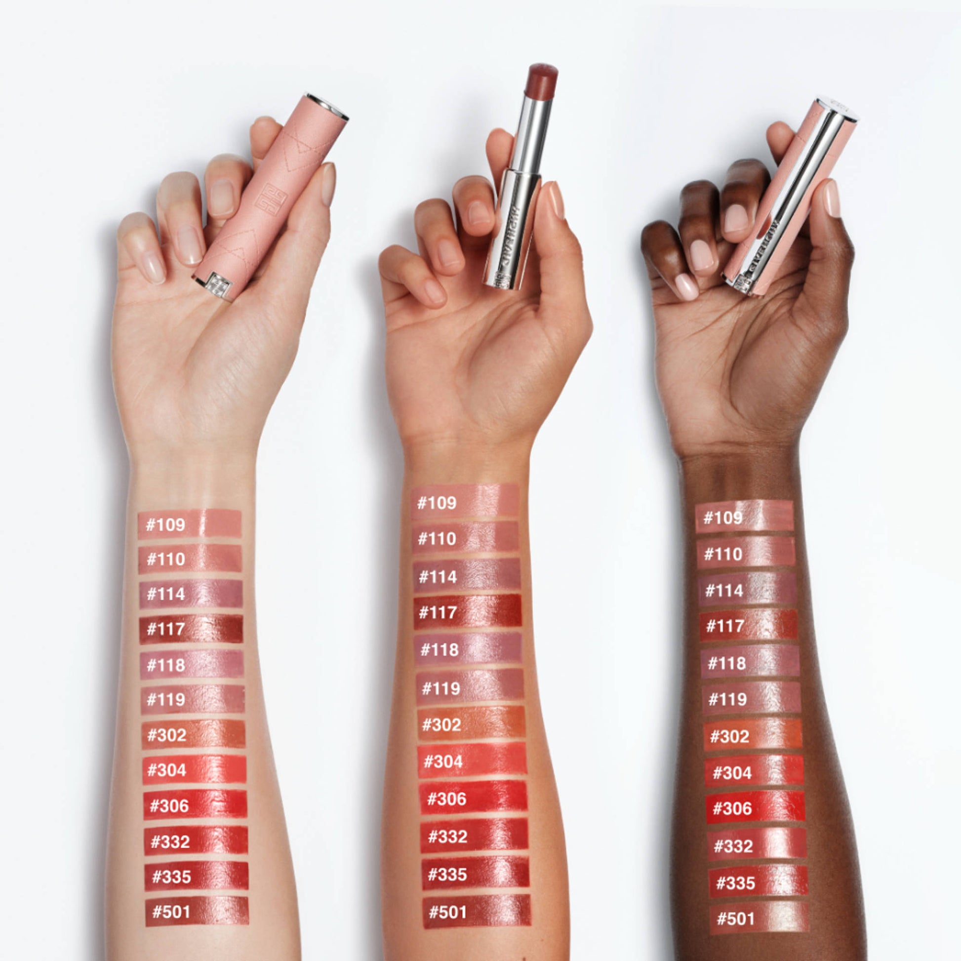 Givenchy Rose Perfecto Shine Lipstick - N335