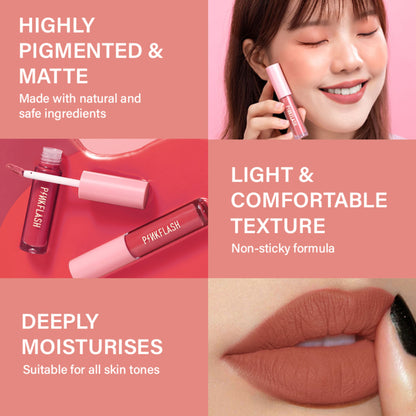 PINKFLASH Melting Matte Lip Cream - N05 Cookies