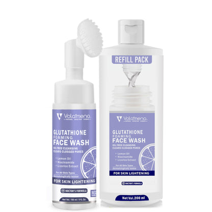 Volamena Glutathione Foaming Face Wash