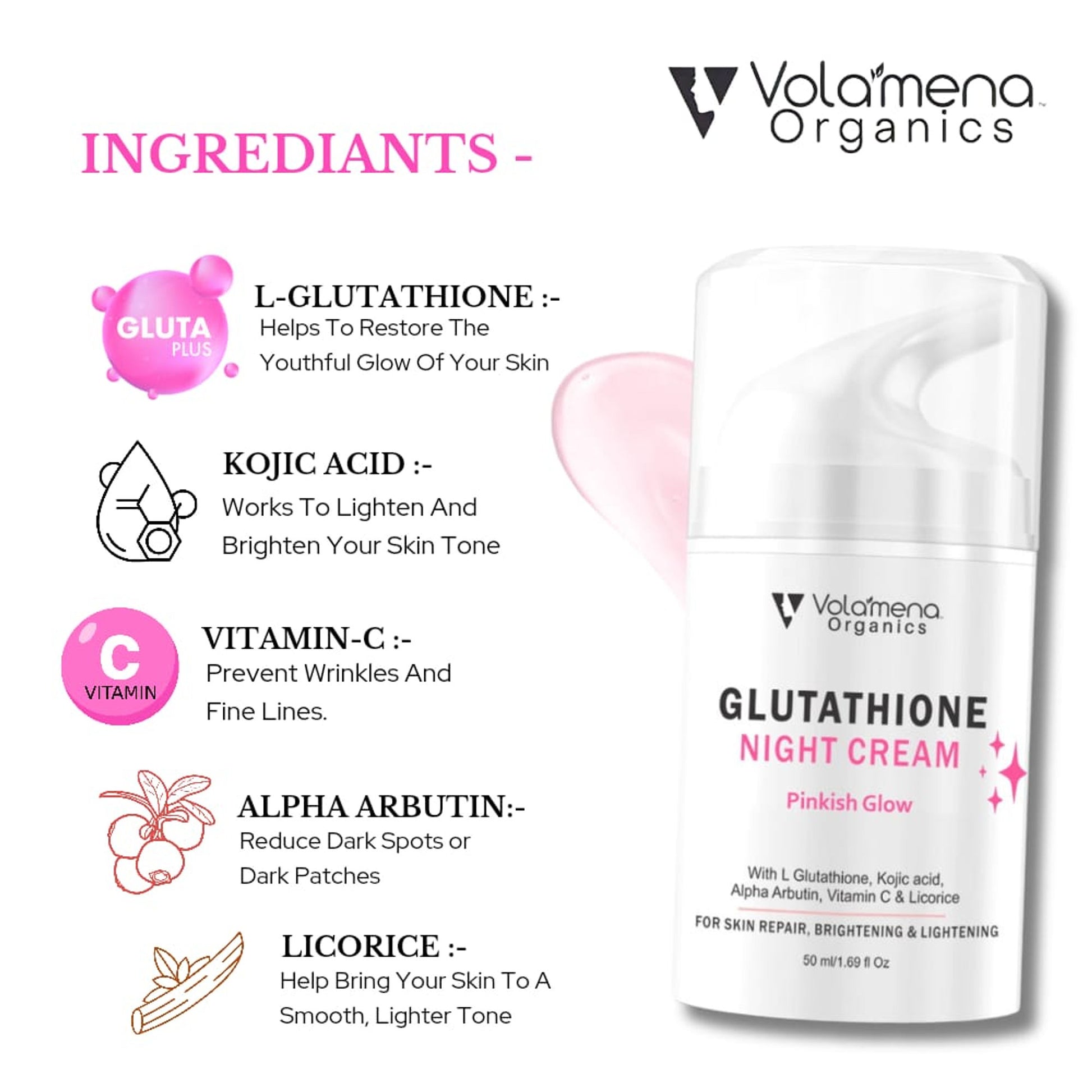 Volamena Glutahione Night Cream