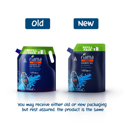 Fiama Men Shower Gel Refreshing Pulse with Skin Conditioners for Refreshed Skin