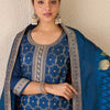 Dhiyona IE Women Ethnic Motifs Embroidered Regular Kurta with Trousers & With Dupatta