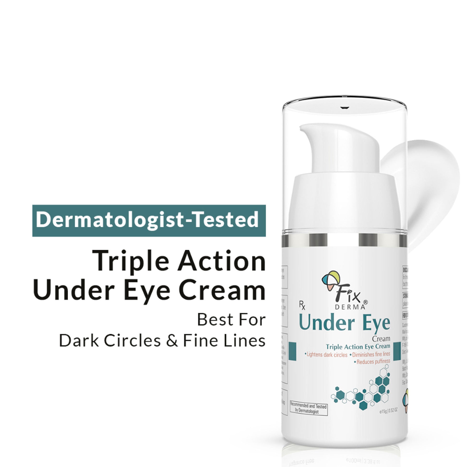 Fixderma Under Eye Cream For Dark Circles Controls Puffiness