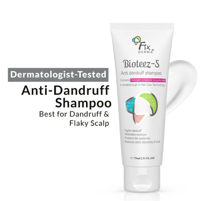 Fixderma BioteezS Anti Dandruff Shampoo, Flaky Scalp, Dry Scalp, Sulphate & Paraben Free