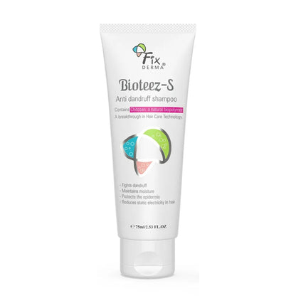 Fixderma BioteezS Anti Dandruff Shampoo, Flaky Scalp, Dry Scalp, Sulphate & Paraben Free