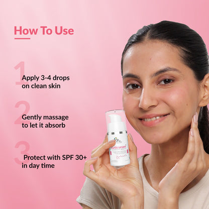 Fixderma 0.05% Pure Retinol Reticuram Face Serum For Anti Aging, Night Face Serum Vitamin C