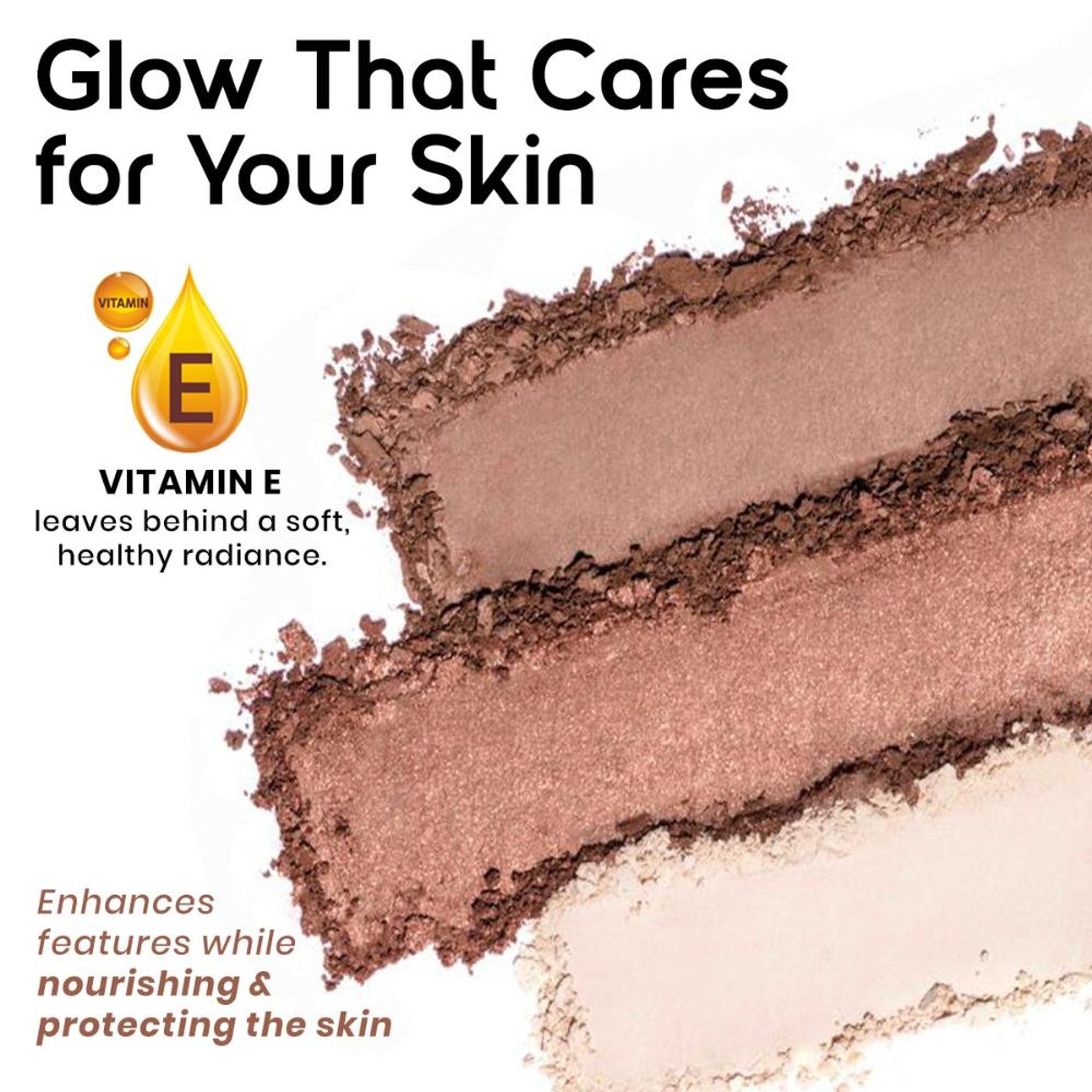 Insight Cosmetics 5 Shades Of Shine Brick Highlighter - Jaipur Pink