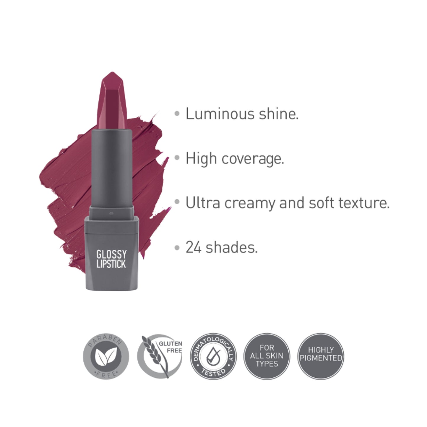 ALiX AViEN PARIS Glossy Lipstick - Too Rose