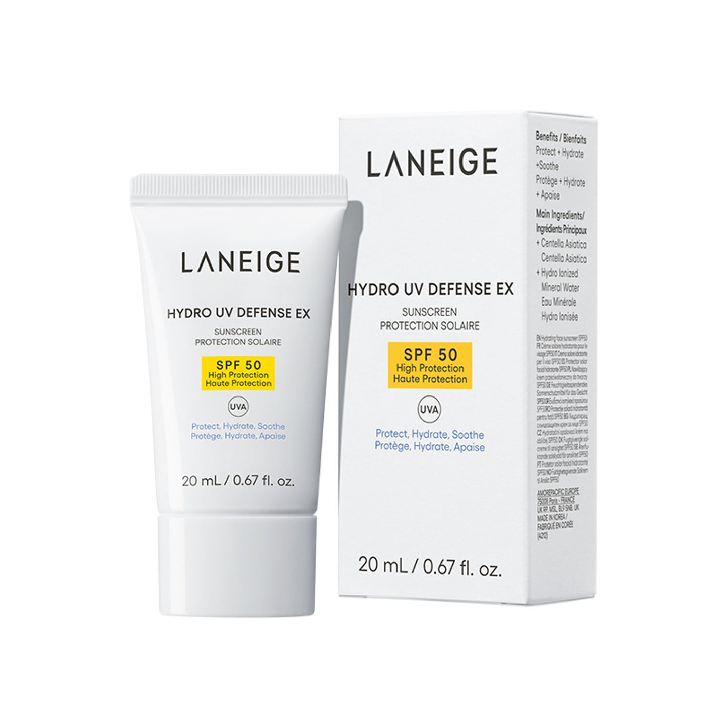 LANEIGE Hydro UV Defense Sunscreen Ex Broad Spectrum SPF 50+