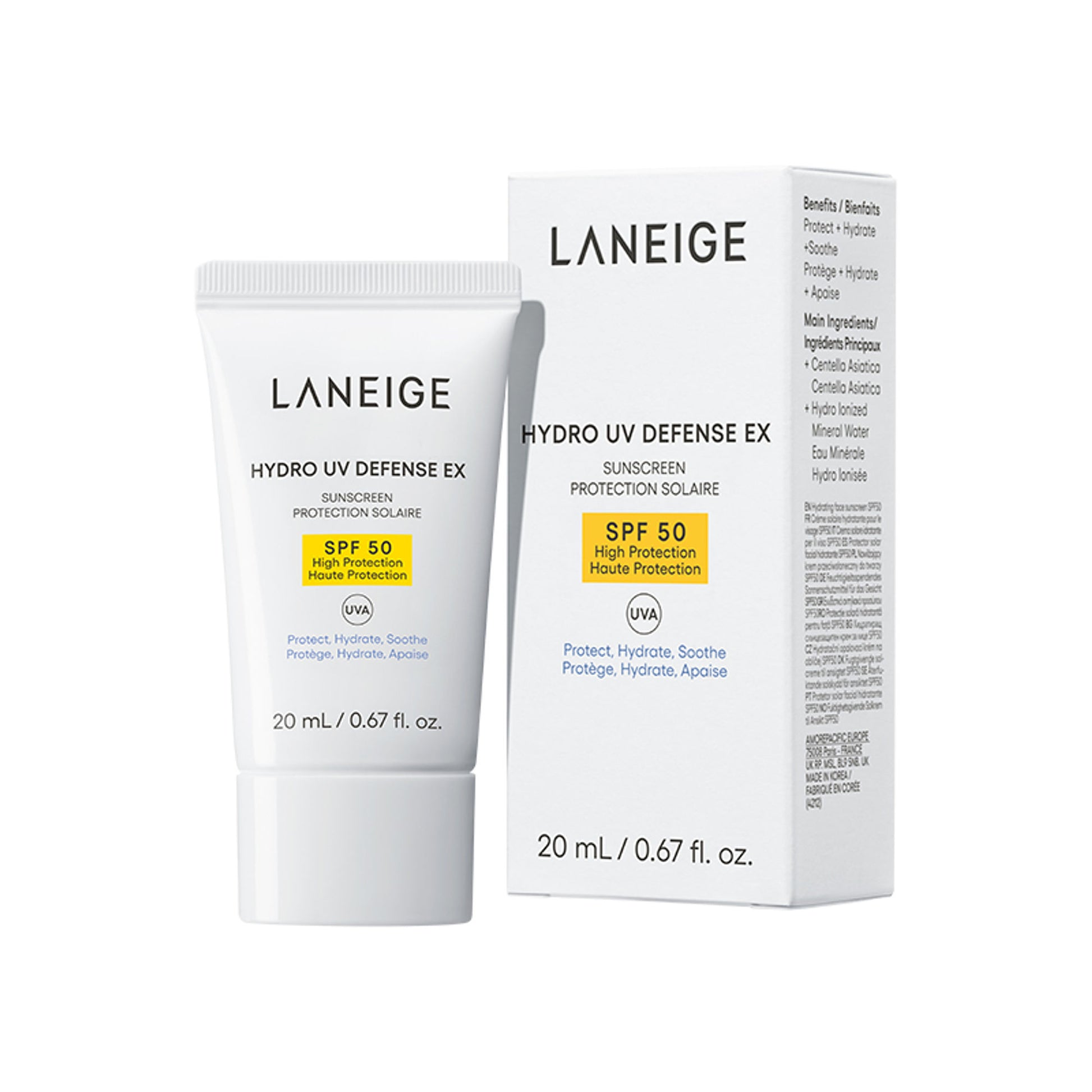 LANEIGE Hydro UV Defense Sunscreen Ex Broad Spectrum SPF 50+