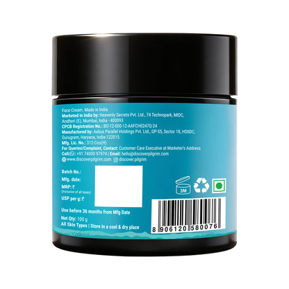 Pilgrim Korean White Lotus Face Cream SPF 50 Glutathione & Hyaluronic Acid for Hydrate Radiant Skin