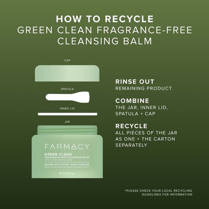 Farmacy Beauty Clearly Clean Makeup Removing Cleansing Balm