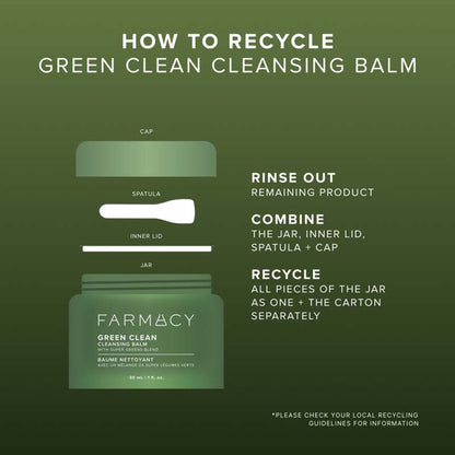 Farmacy Beauty Green Clean Makeup Removing Cleansing Balm