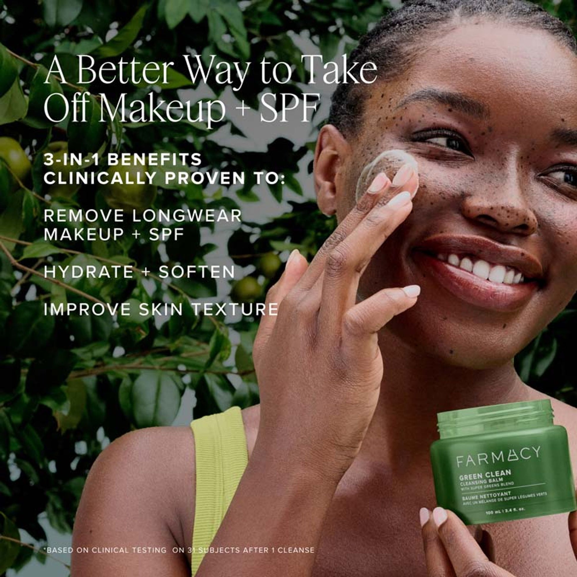 Farmacy Beauty Green Clean Makeup Removing Cleansing Balm