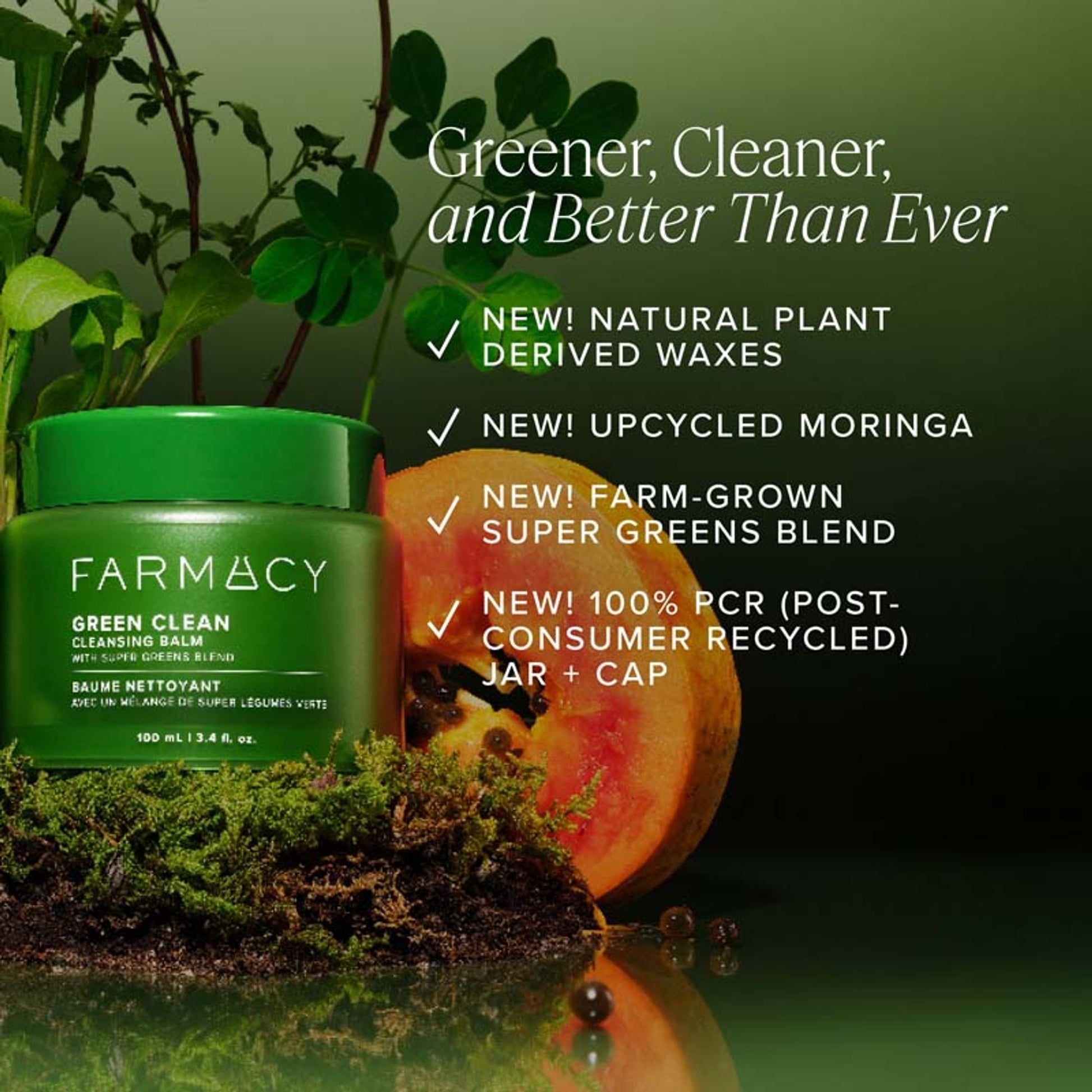 Farmacy Beauty Green Clean Makeup Removing Cleansing Balm