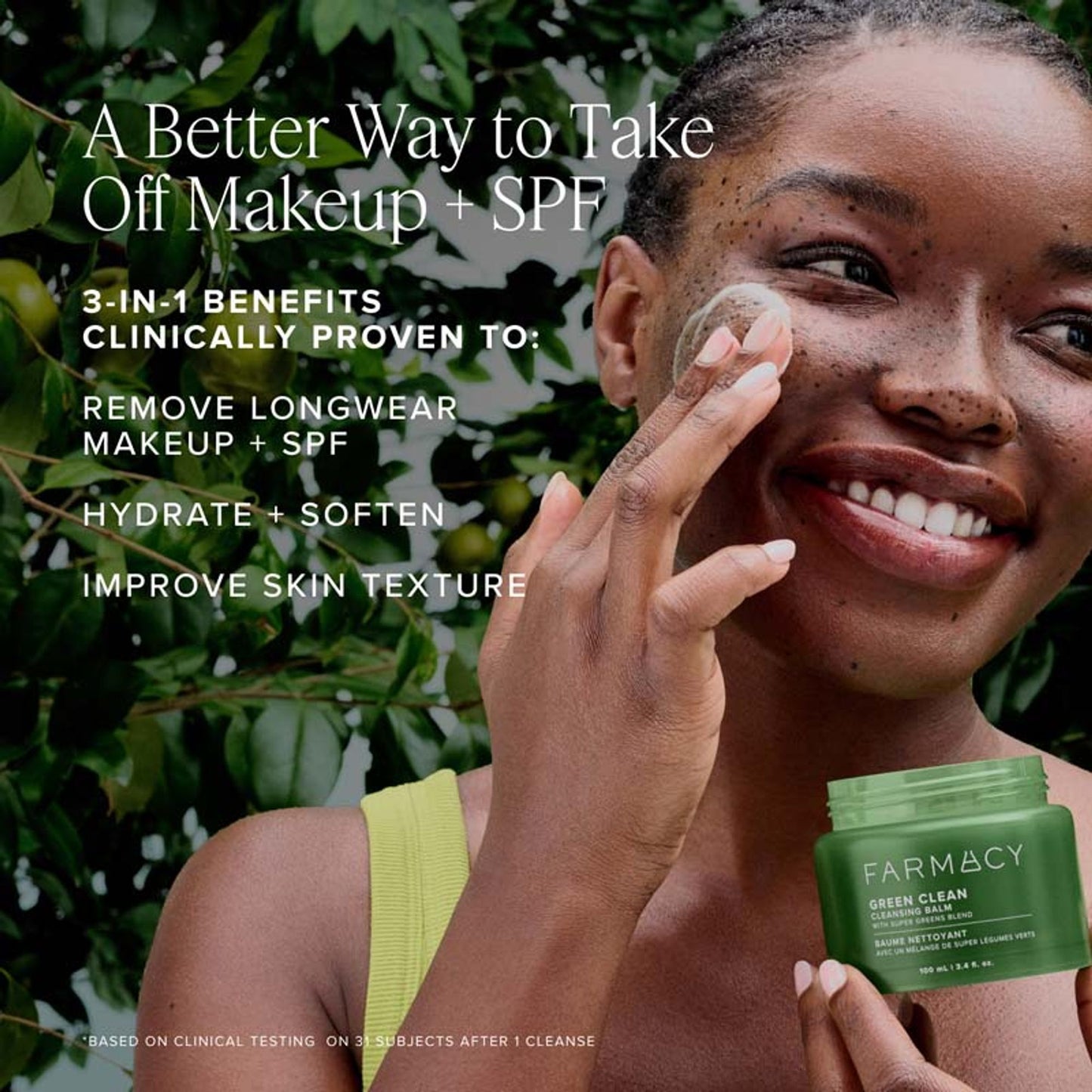Farmacy Beauty Green Clean Makeup Removing Cleansing Balm