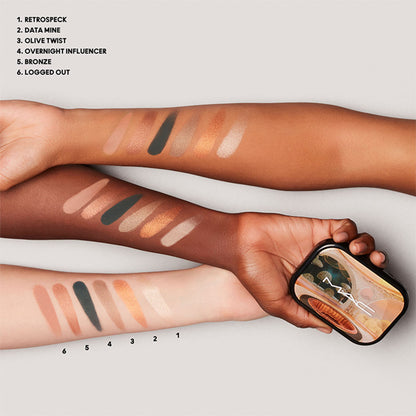 M.A.C Connect In Colour Eye Shadow Palette X6 - Bronze Influence