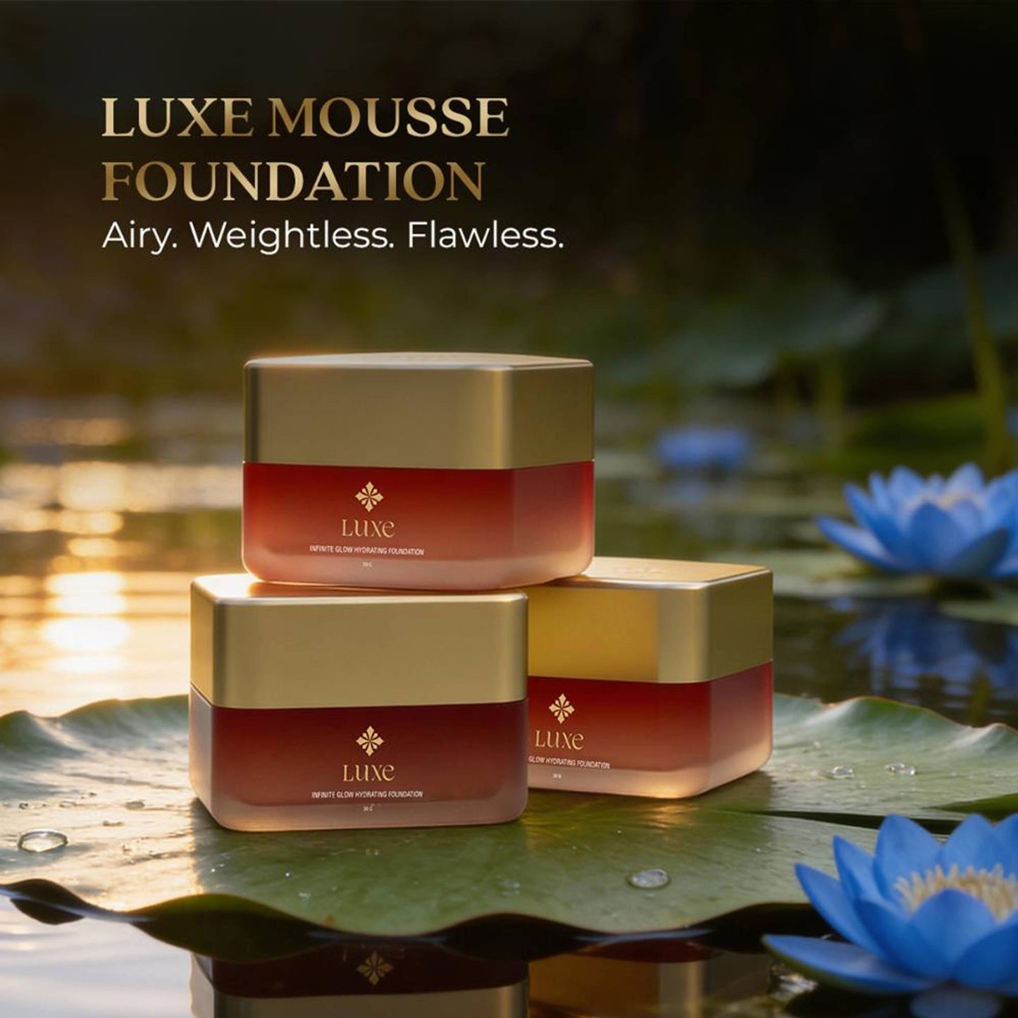 Just Herbs Luxe Infinite Glow Hydrating Foundation - 100 Porcelain