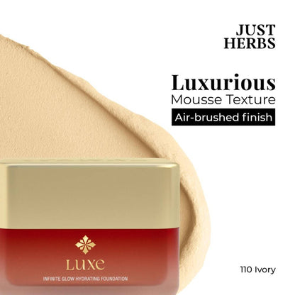 Just Herbs Luxe Infinite Glow Hydrating Foundation - 110 Ivory