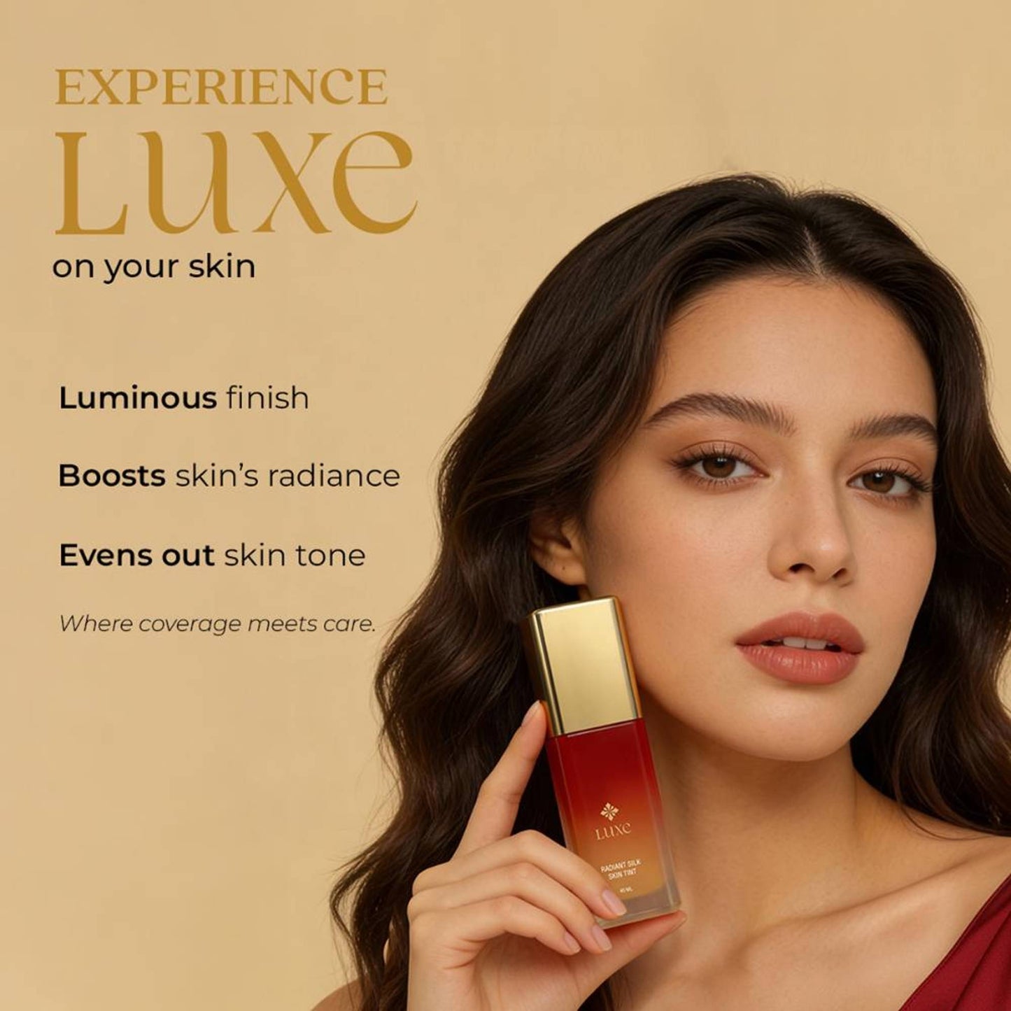 Just Herbs Luxe Radiant Silk Skin Tint - 100 Porcelain