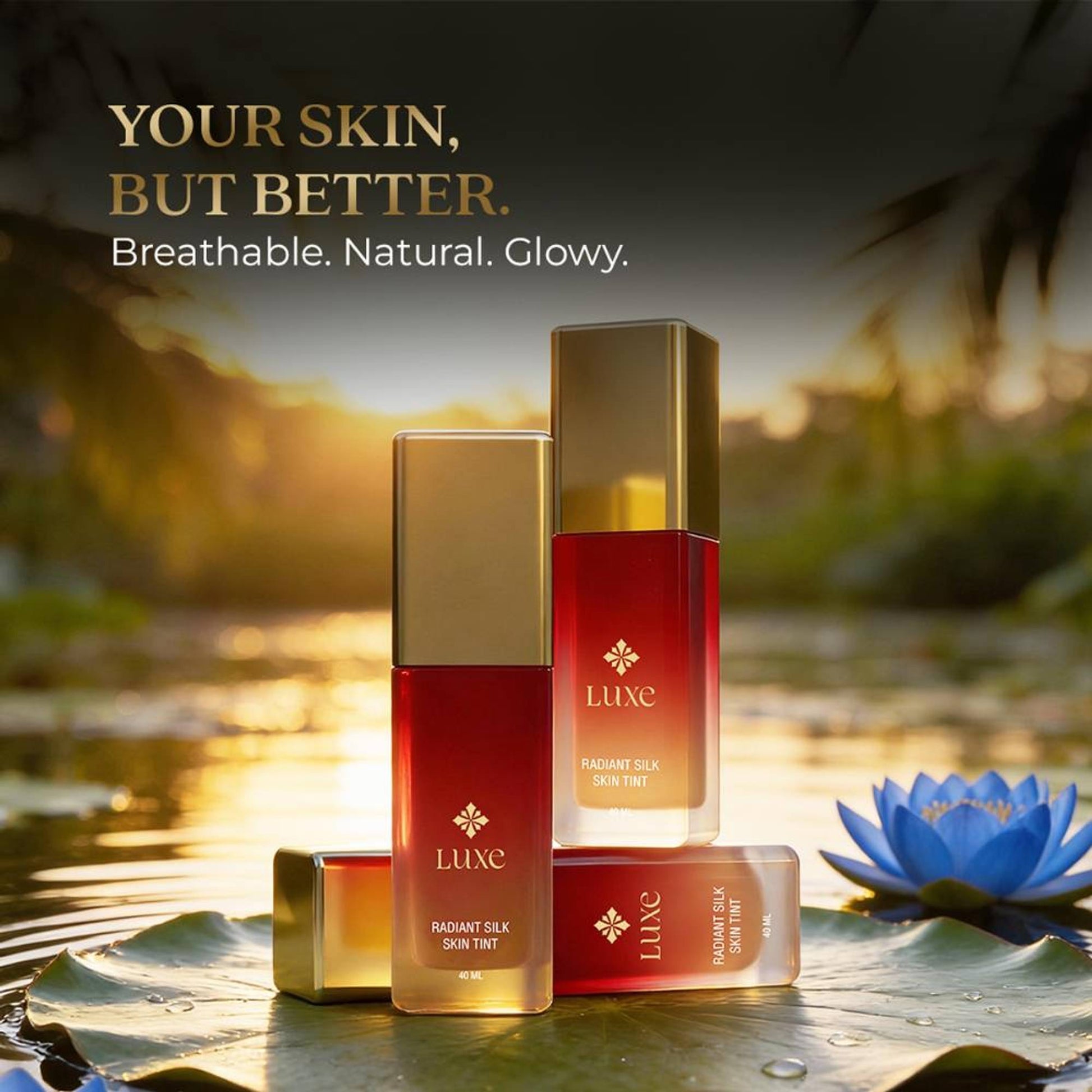 Just Herbs Luxe Radiant Silk Skin Tint - 130 Beige