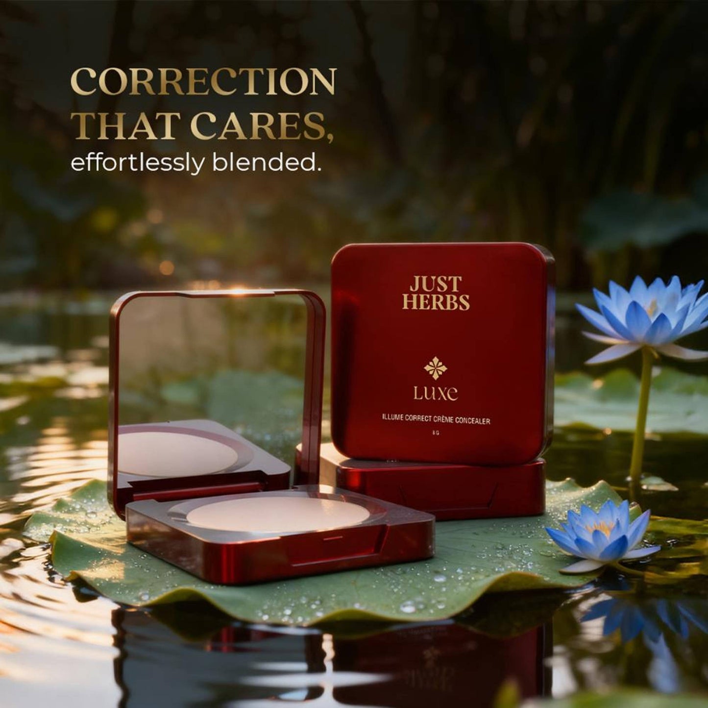 Just Herbs Luxe Illume Correct Creme Concealer - 150 Toffee