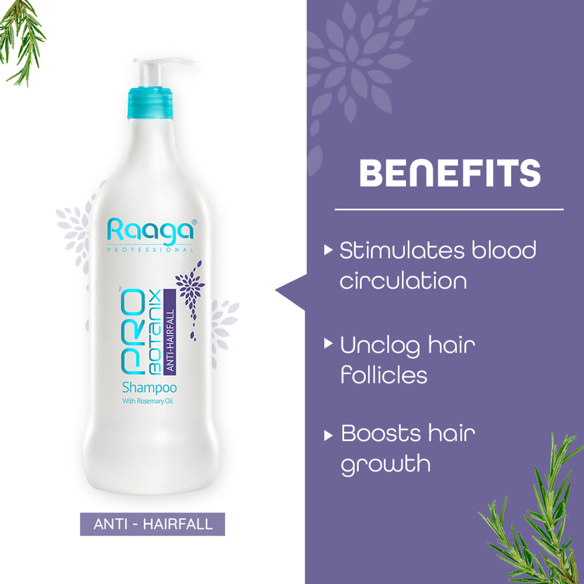 Raaga Professional PRO Botanix Anti-Hairfall Shampoo