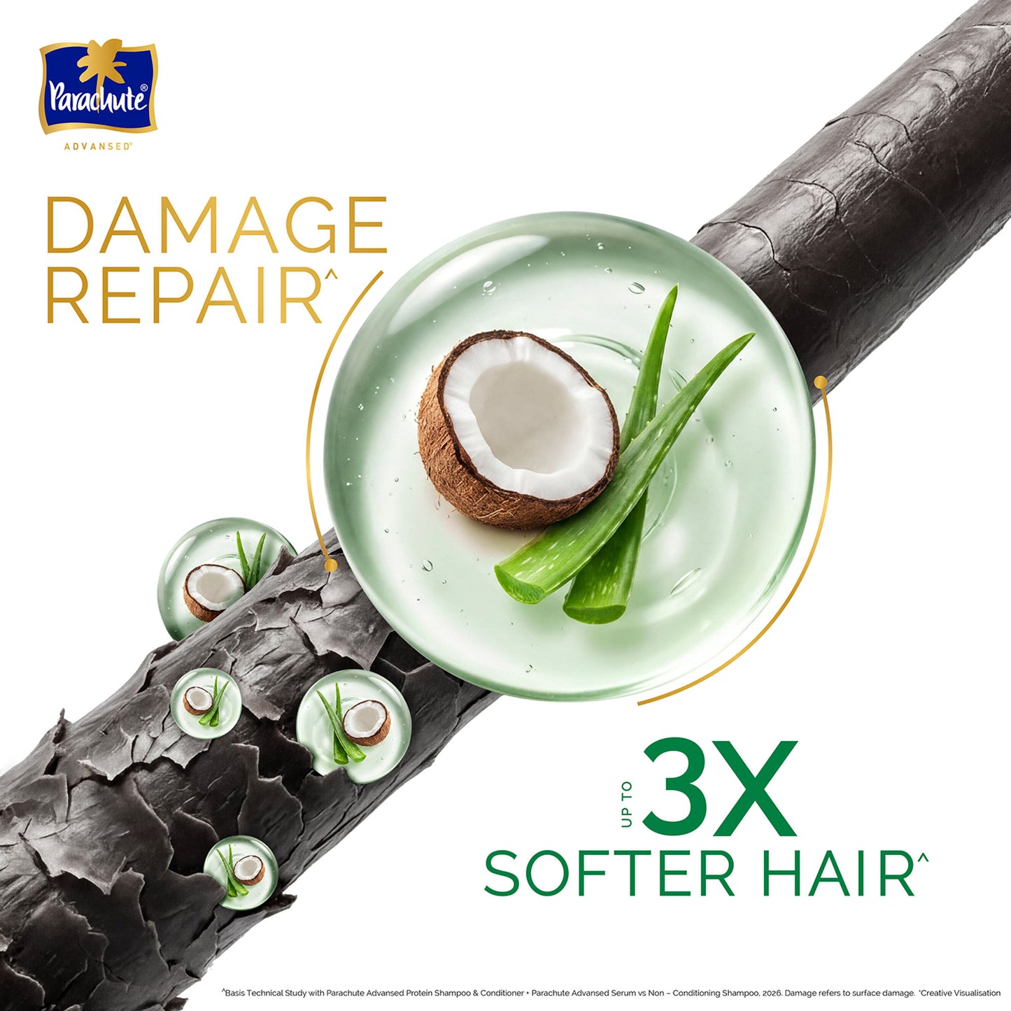 Parachute Advansed Protein Shampoo With Coconut Milk & Aloe Vera
