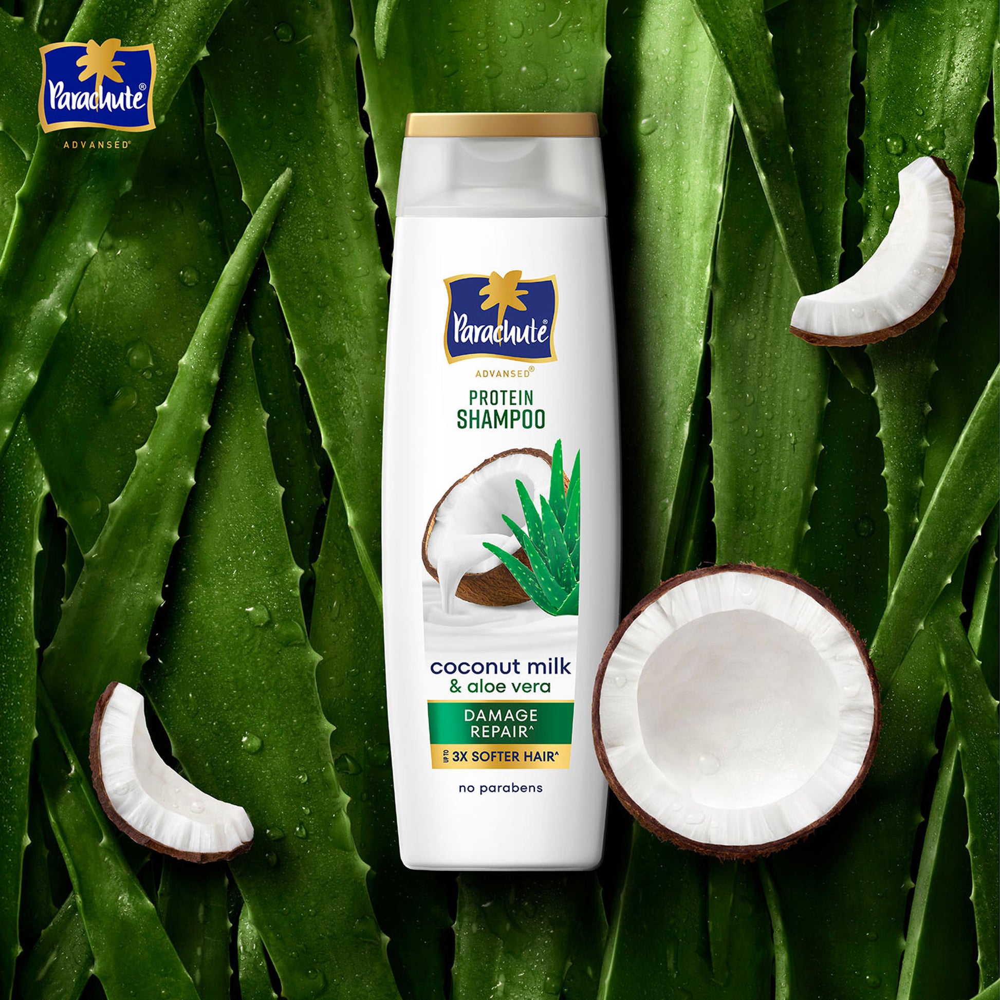 Parachute Advansed Protein Shampoo With Coconut Milk & Aloe Vera