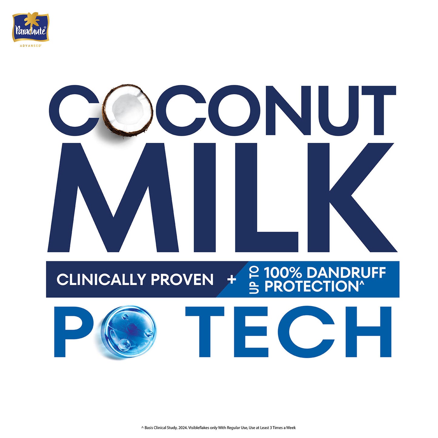 Parachute Advansed Protein Shampoo With Coconut Milk & Dandruff Control