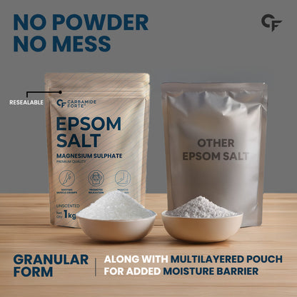 Carbamide Forte Epsom Bath Salts For Pain Relief, Foot & Aches