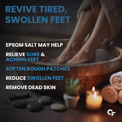Carbamide Forte Epsom Bath Salts For Pain Relief, Foot & Aches