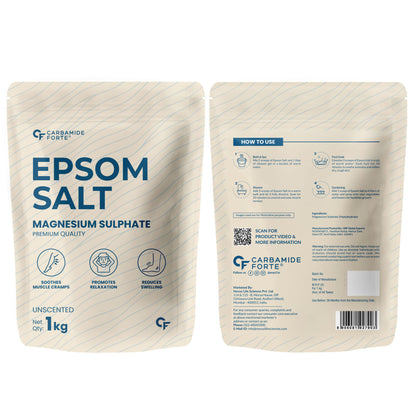 Carbamide Forte Epsom Bath Salts For Pain Relief, Foot & Aches