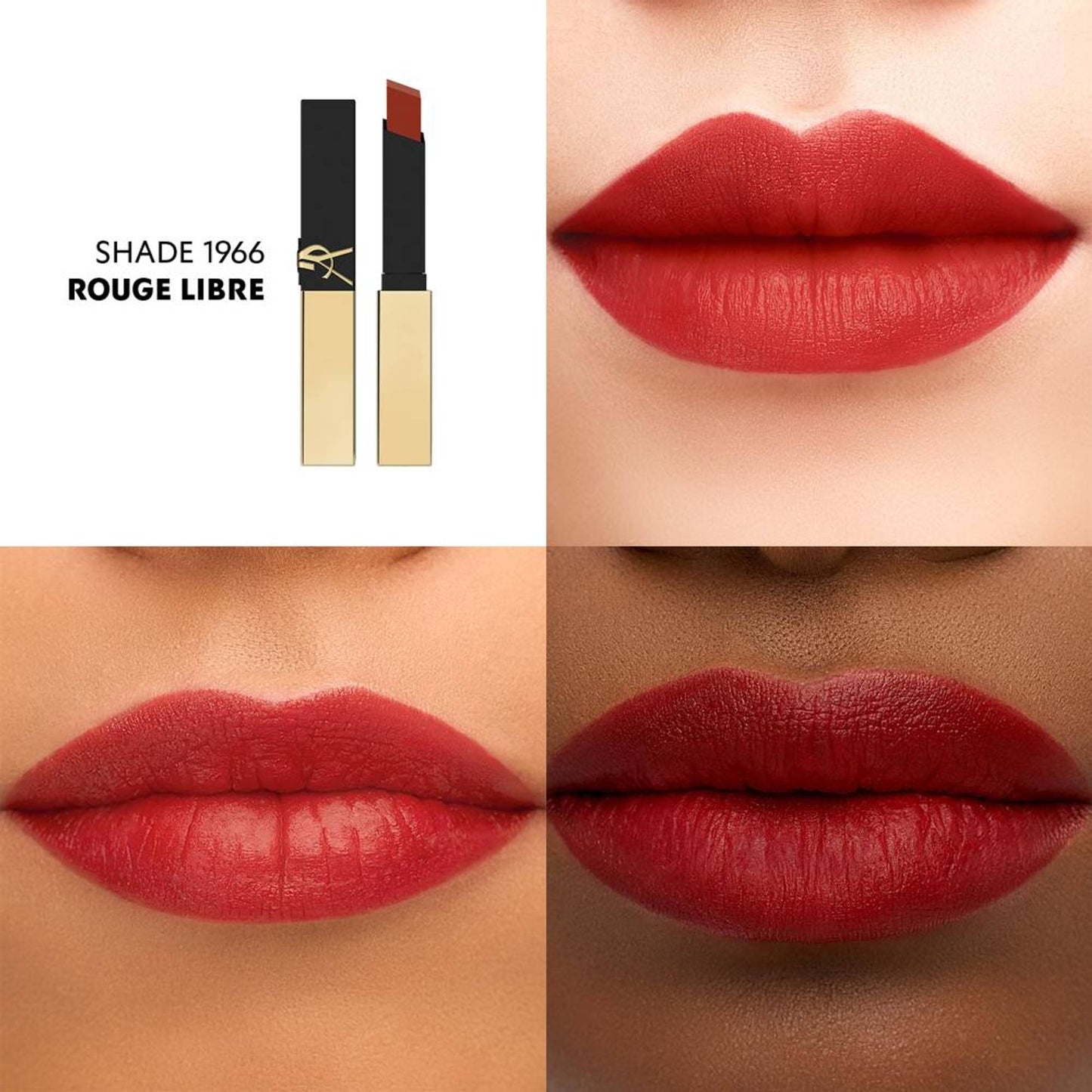 Yves Saint Laurent The Slim Hydrating Couture Matte Lipstick - 1966 Rouge Libre