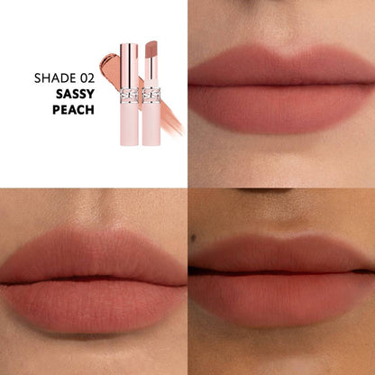 Yves Saint Laurent Lovenude Lip Blusher Soft Blurring Matte Lipstick - 02 Sassy Peach