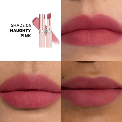 Yves Saint Laurent Lovenude Lip Blusher Soft Blurring Matte Lipstick - 06 Naughty Pink