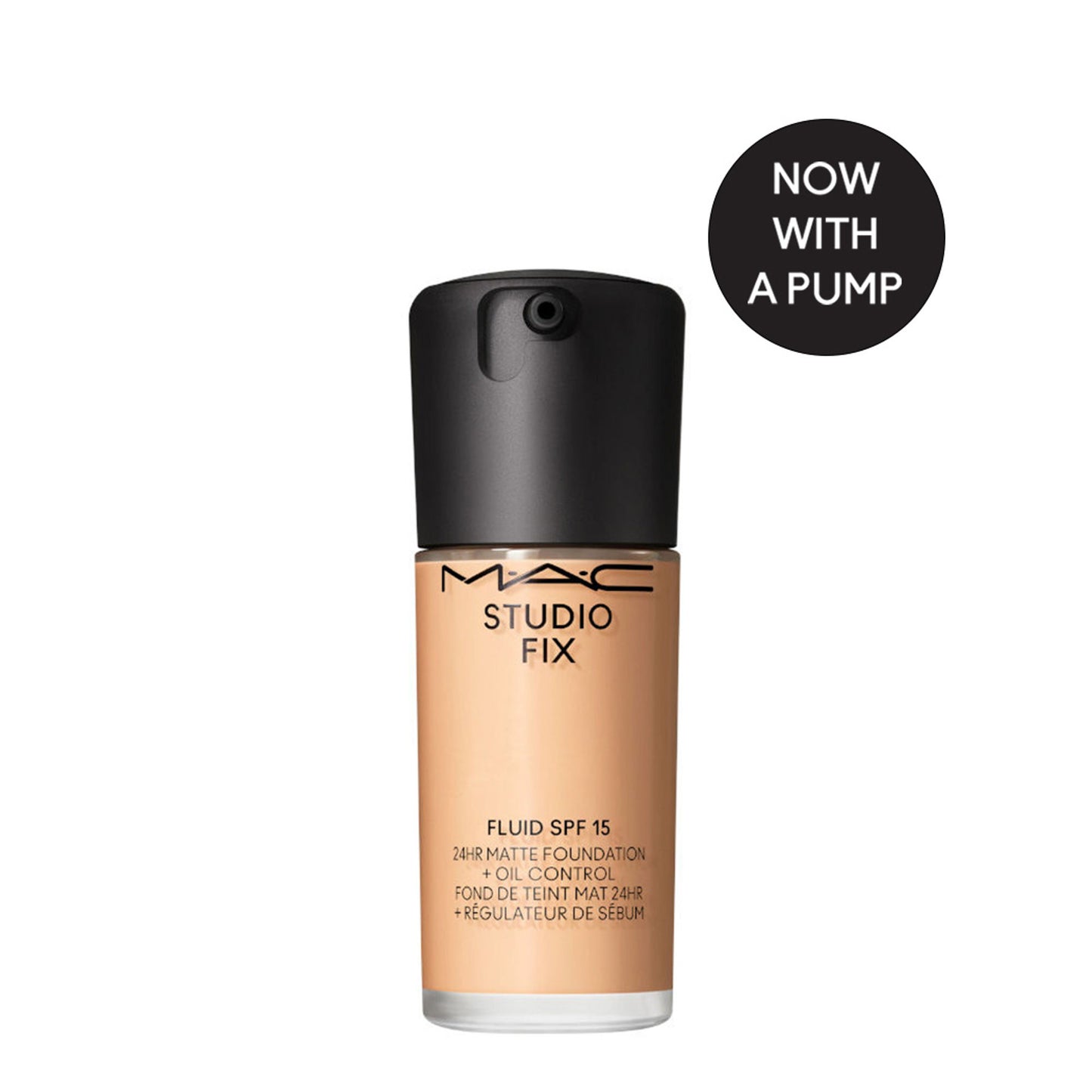 M.A.C Studio Fix Fluid SPF 15 Soft Matte Foundation With Hyaluronic Acid - NC 17