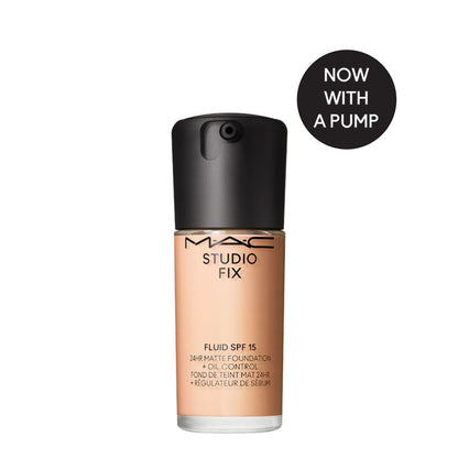 M.A.C Studio Fix Fluid SPF 15 Soft Matte Foundation With Hyaluronic Acid - NW 13