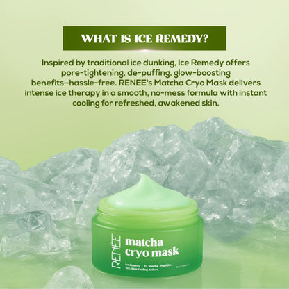 Renee Cosmetics Matcha Cryo Face Cooling Mask