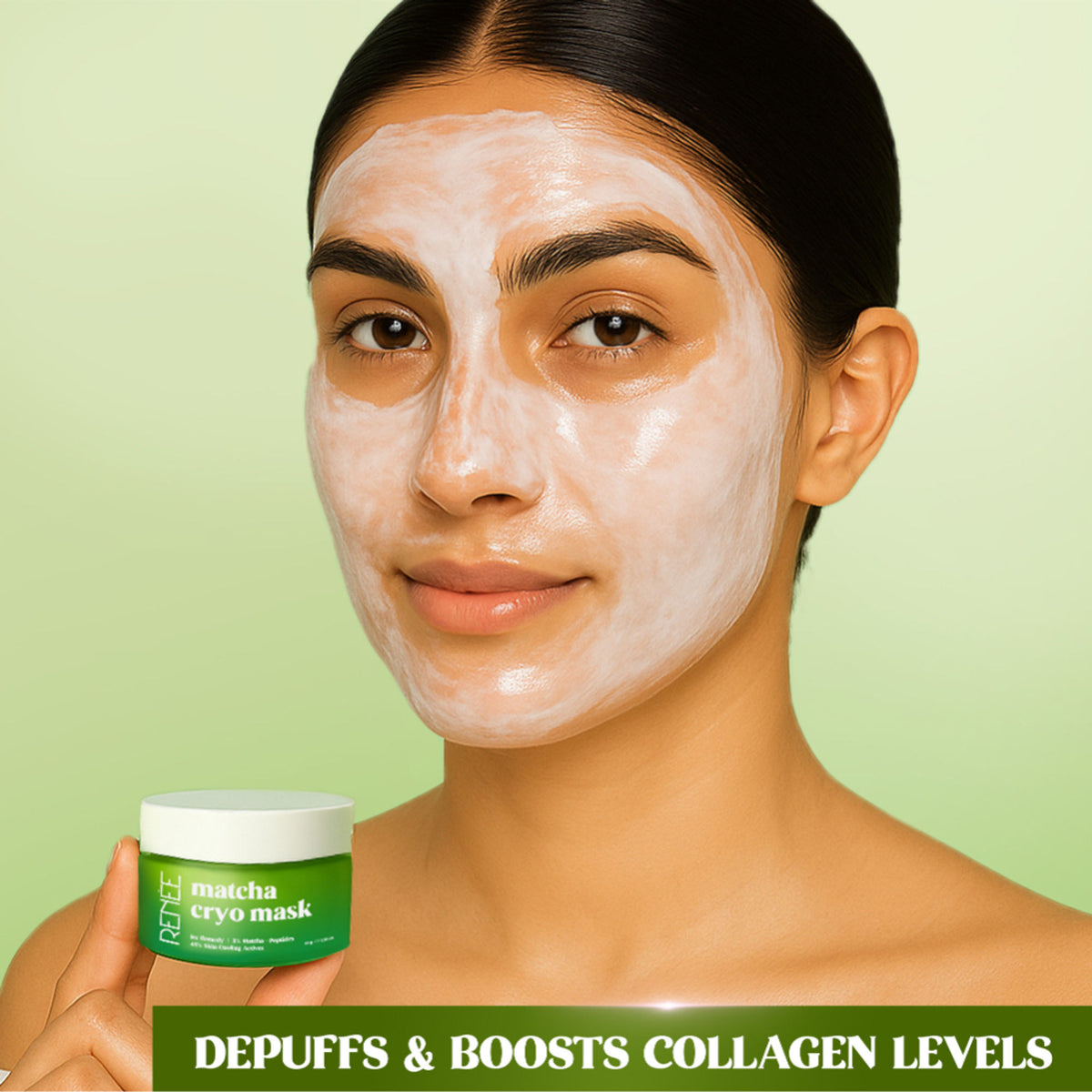 Renee Cosmetics Matcha Cryo Face Cooling Mask