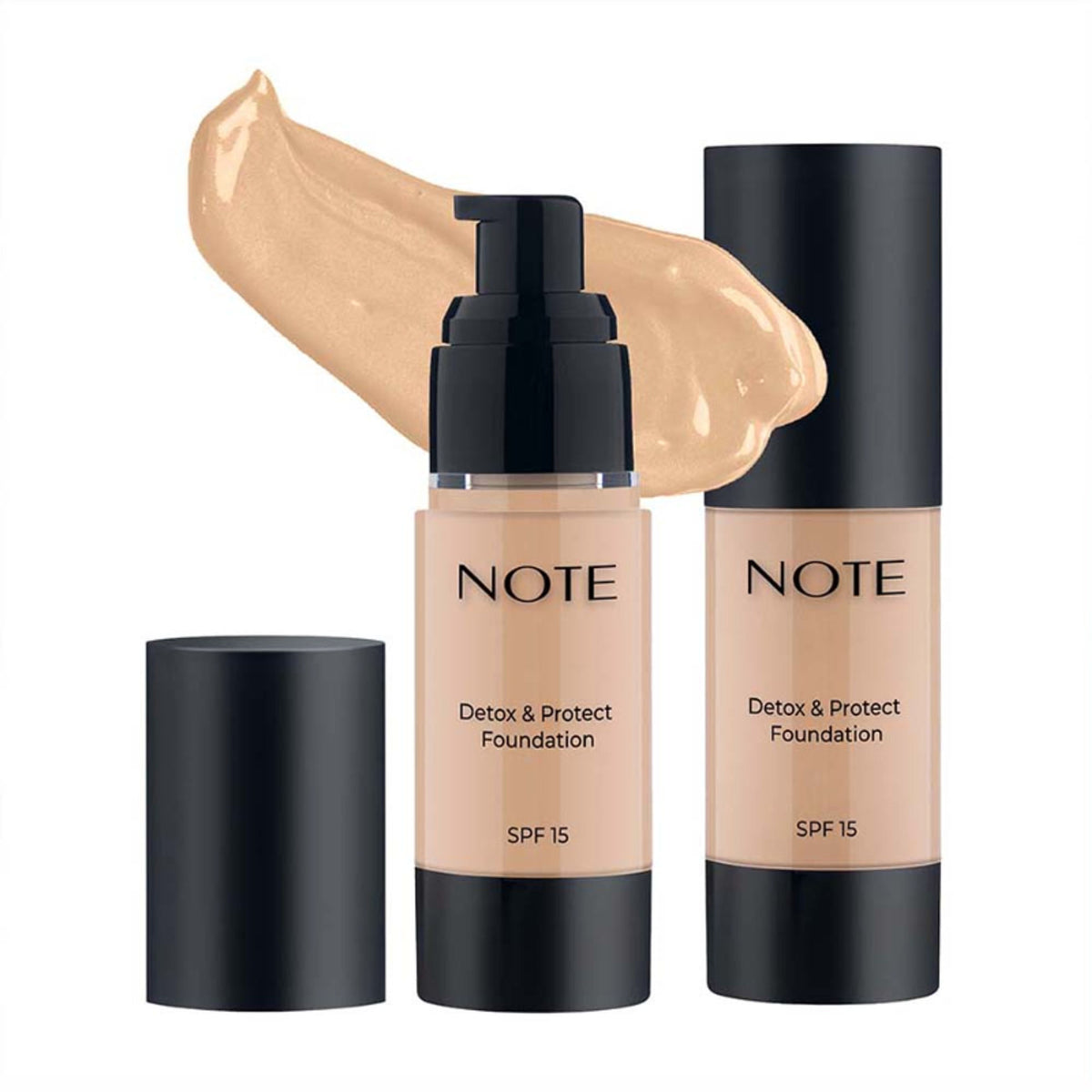Note Cosmetique Detox And Protect Foundation - 02 Natural Beige