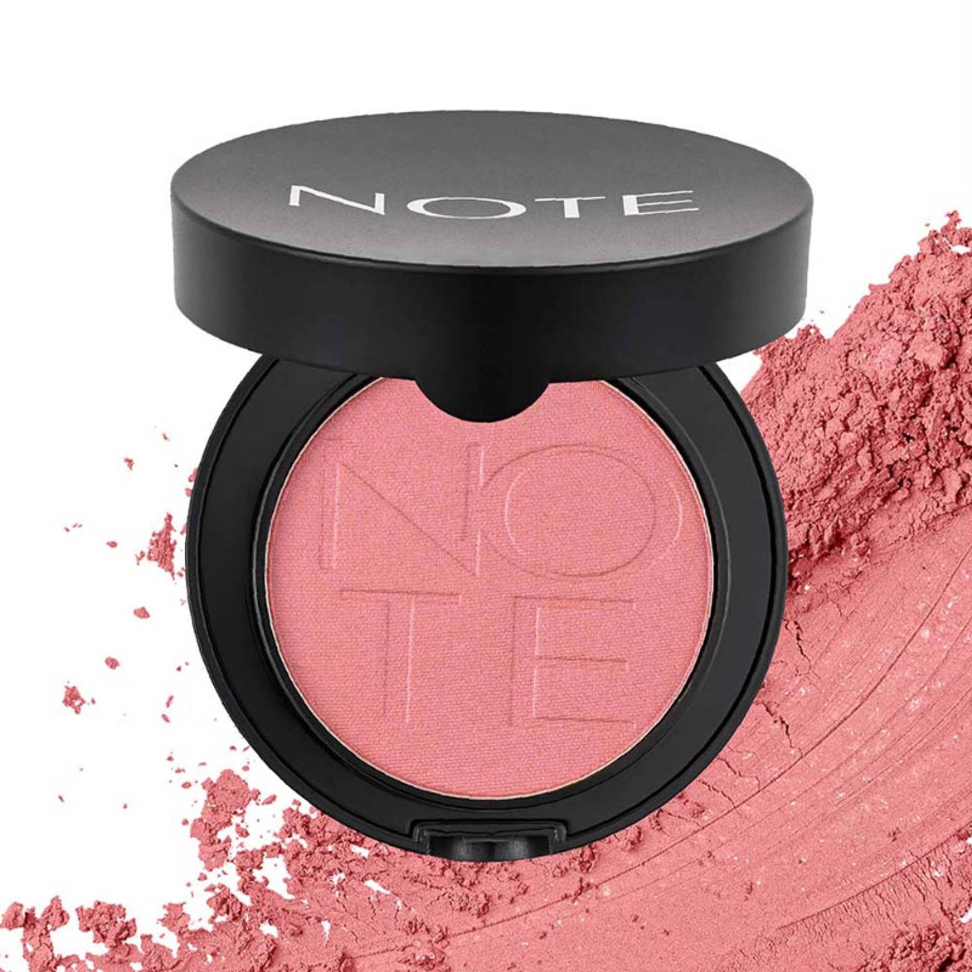 Note Cosmetique Luminous Silk Compact Blusher - 13- Deep Pink
