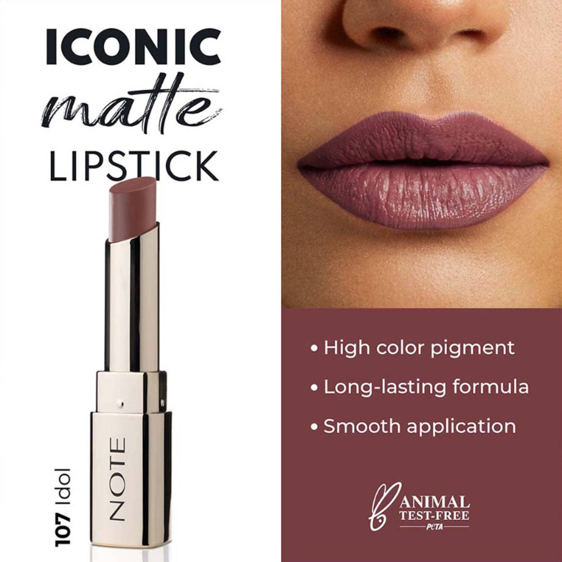 Note Cosmetique Iconic Matte Lipstick - 107