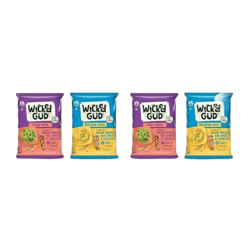 WickedGud Fiber Fusilli & Macaroni Pasta Combo
