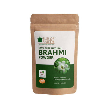 Bliss of Earth 100% Pure Natural Brahmi Powder - Indyancart